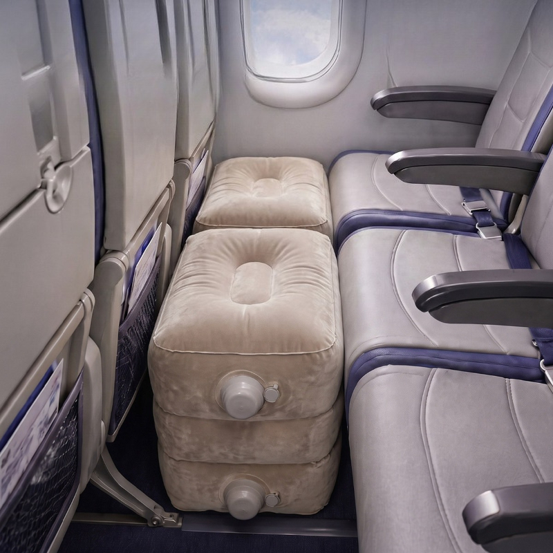Travel Accessories Long Haul - Long‑haul Flight Inflatable Footrest Portable Inflight