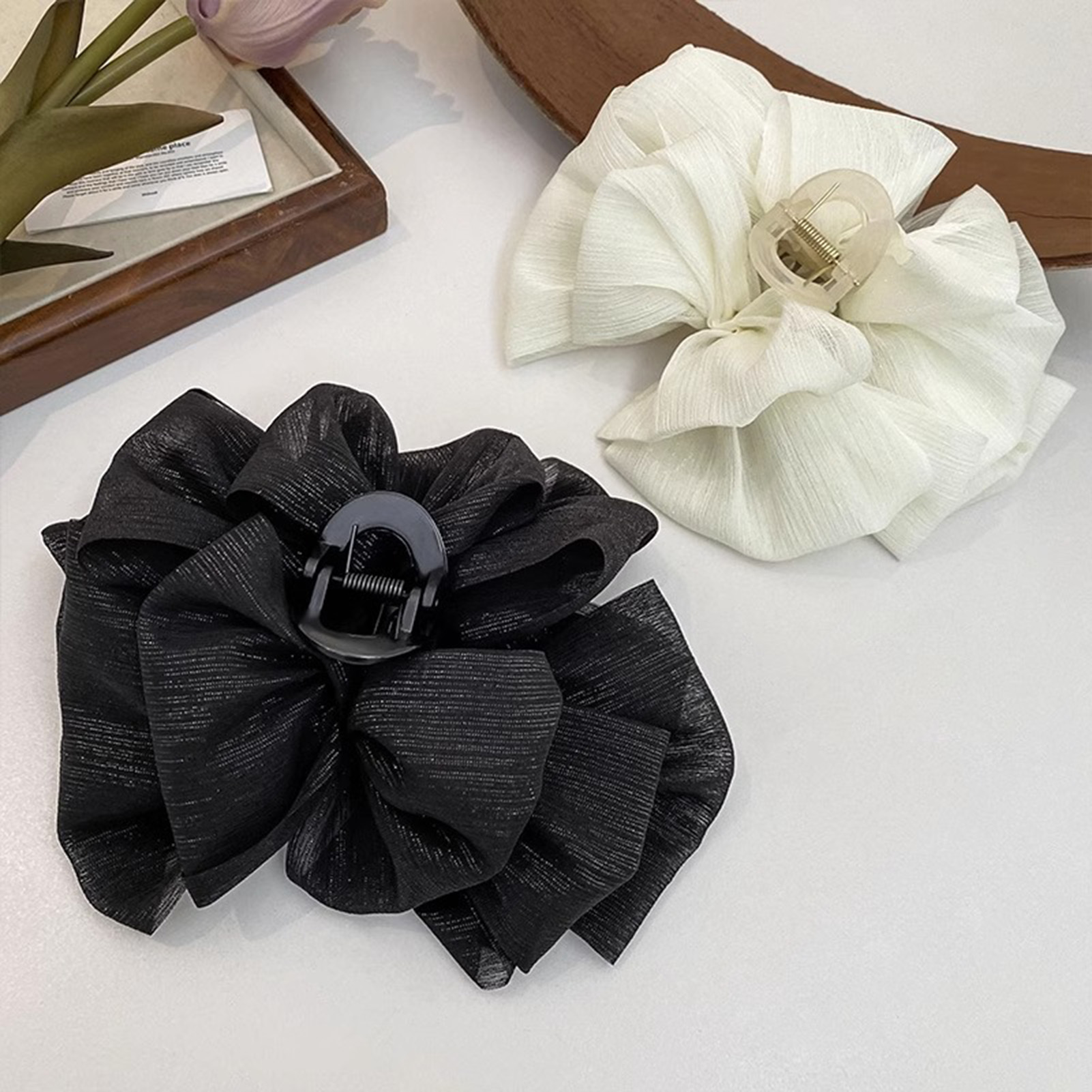 Travel Accessories Shops - Elegant Bow Hair Claw For Women