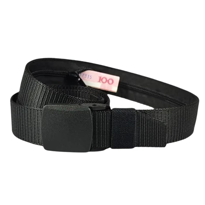 Money Belt Hidden - Men Travel Anti Theft Belt Nylon