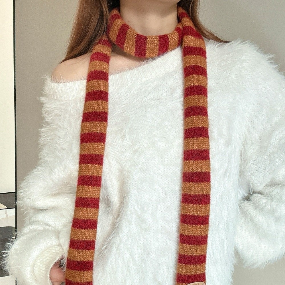 Travel Accessories Unisex - Harajuku Striped Scarf Collocation Clothing Accessories