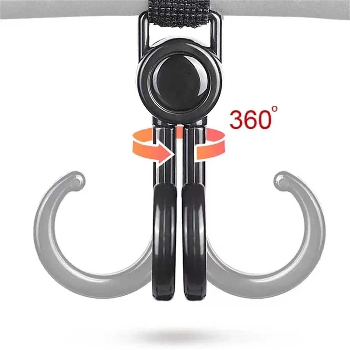 Rotatable Double Hooks Baby St - Travel Accessories Shops ulasan dan harga