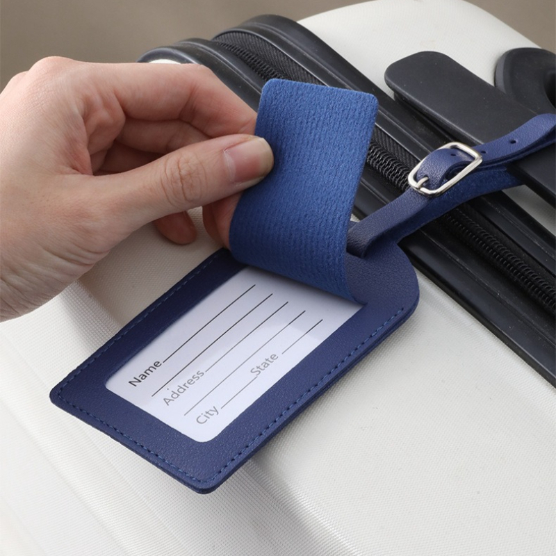 Women Men Luggage Tags PU Leat - Travel Accessories Sale ulasan dan harga