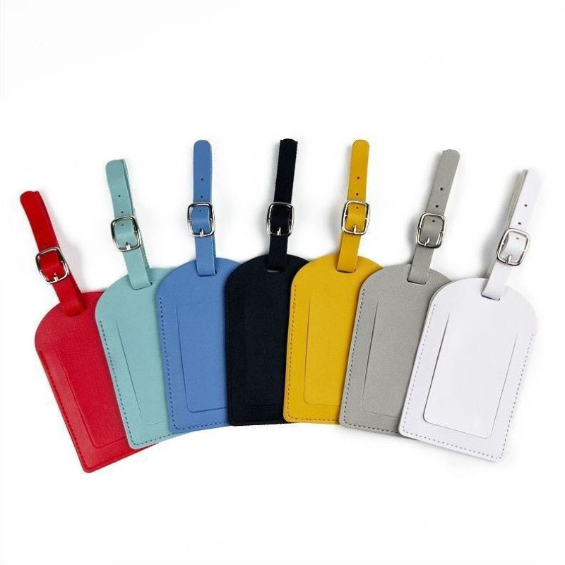 Women Men Luggage Tags PU Leat - Travel Accessories Sale ulasan dan harga
