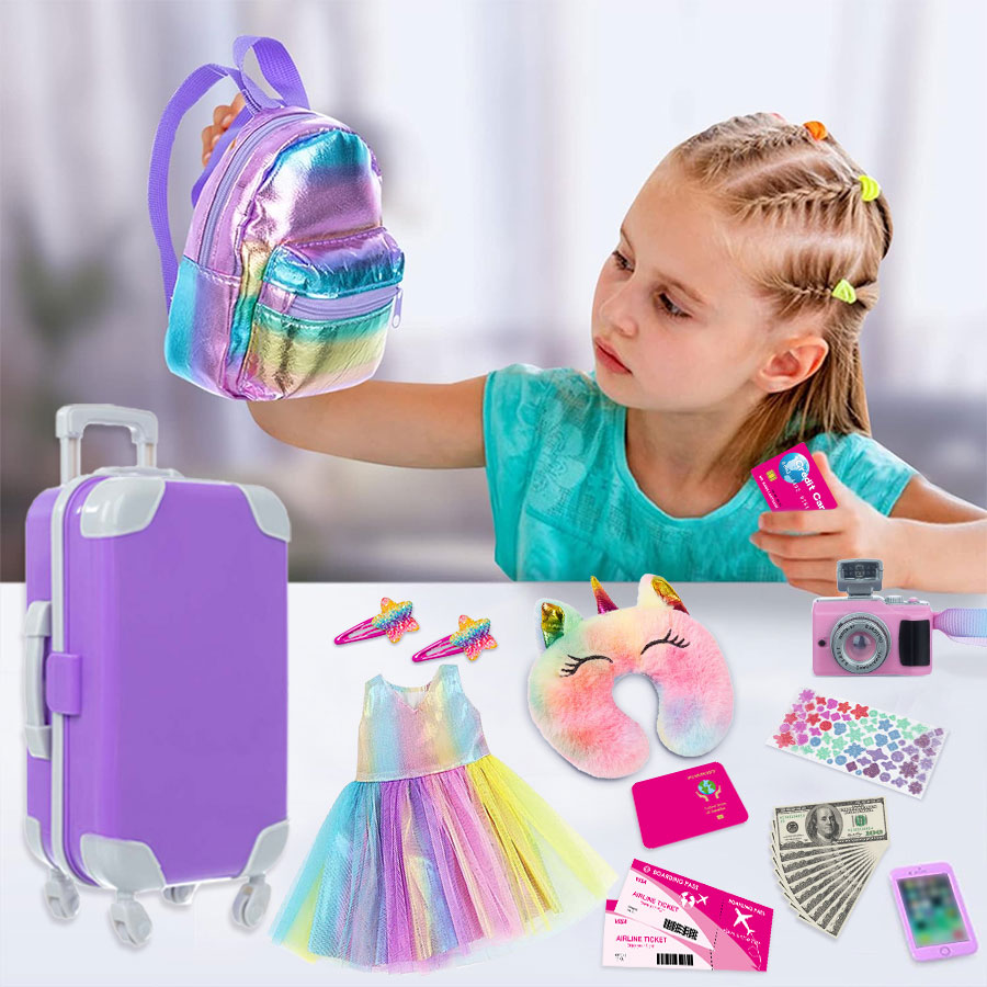 18inch Doll Clothes and Access - Travel Accessories Kids ulasan dan harga
