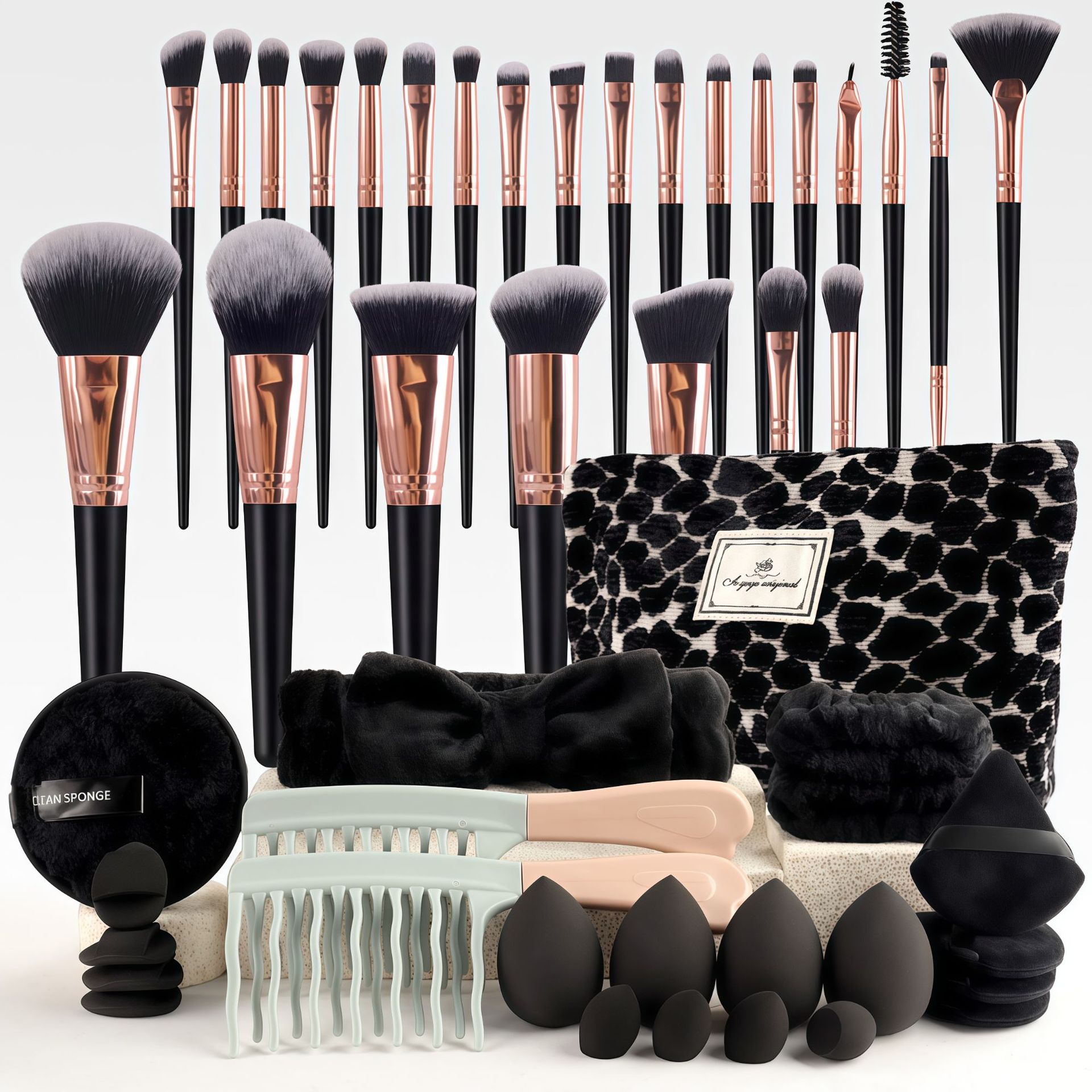 Makeup Brush Set Chic Fragranc - Travel Accessories Toiletries ulasan dan harga