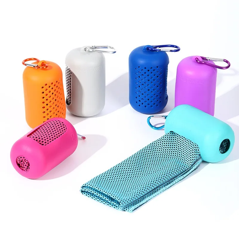 Cooling Towel with Portable Ca - Travel Towel Quick Dry ulasan dan harga