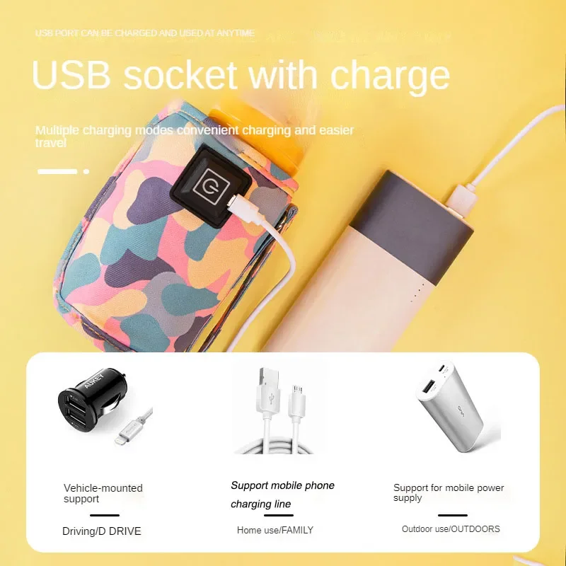 USB Milk Water Warmer Stroller - Travel Accessories Kids ulasan dan harga