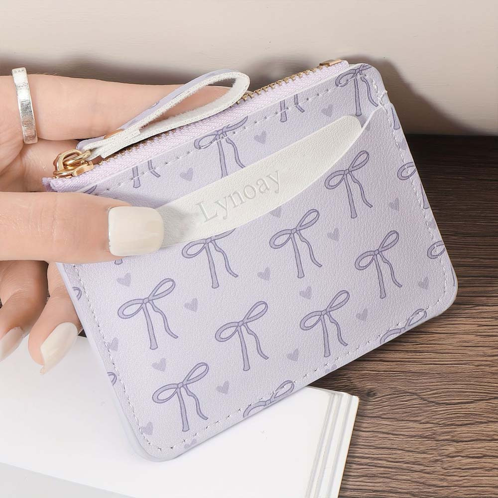 Pink Bow Wallet for Women, Sim - Travel Wallet Slim ulasan dan harga
