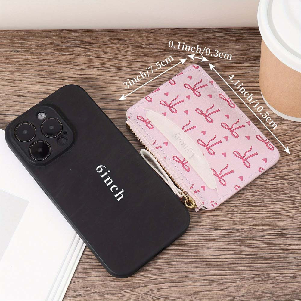 Pink Bow Wallet for Women, Sim - Travel Wallet Slim ulasan dan harga