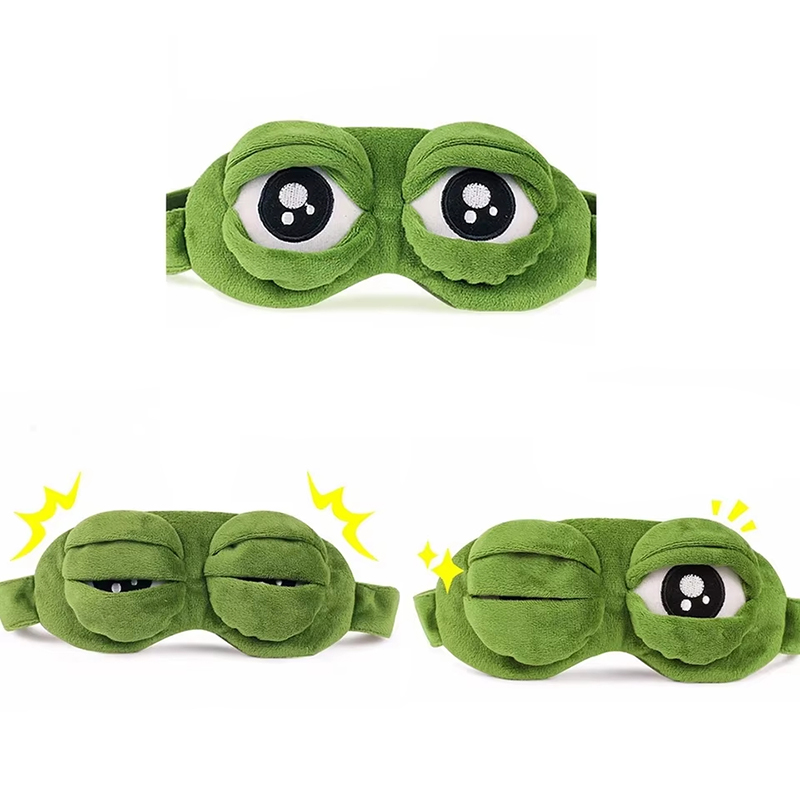 Frog Shaped Eye Mask Party Gam - Travel Accessories Us ulasan dan harga