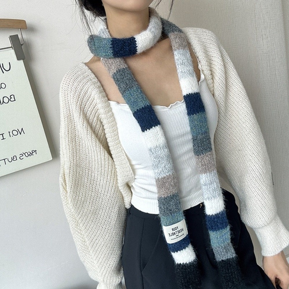 Harajuku Style Y2K Striped Sca - Travel Accessories Unisex ulasan dan harga