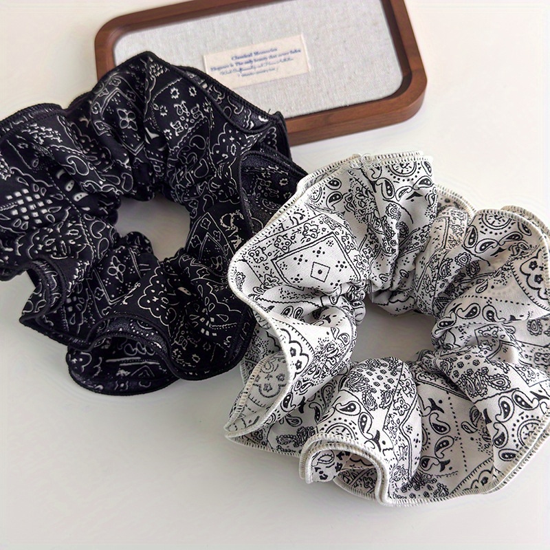 Elegant Black and White Fabric - Travel Accessories Sale ulasan dan harga