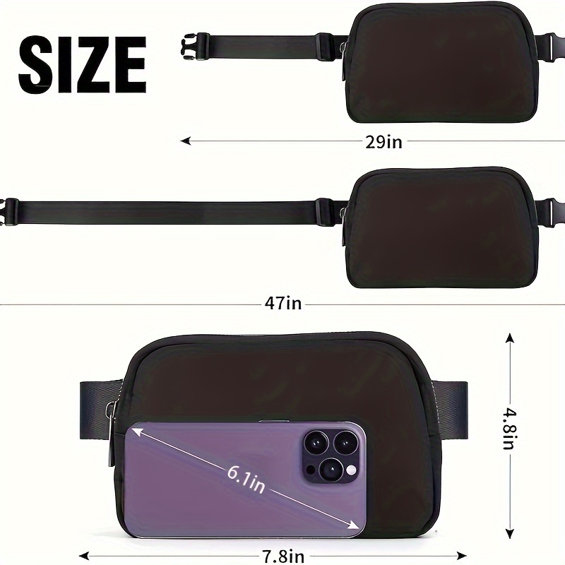 Women Waist Bag Zipper Fanny P - Money Belt Hidden ulasan dan harga