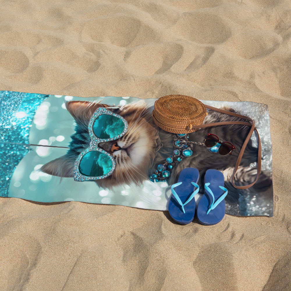1pc Oversized Microfiber Beach - Travel Towel Quick Dry ulasan dan harga
