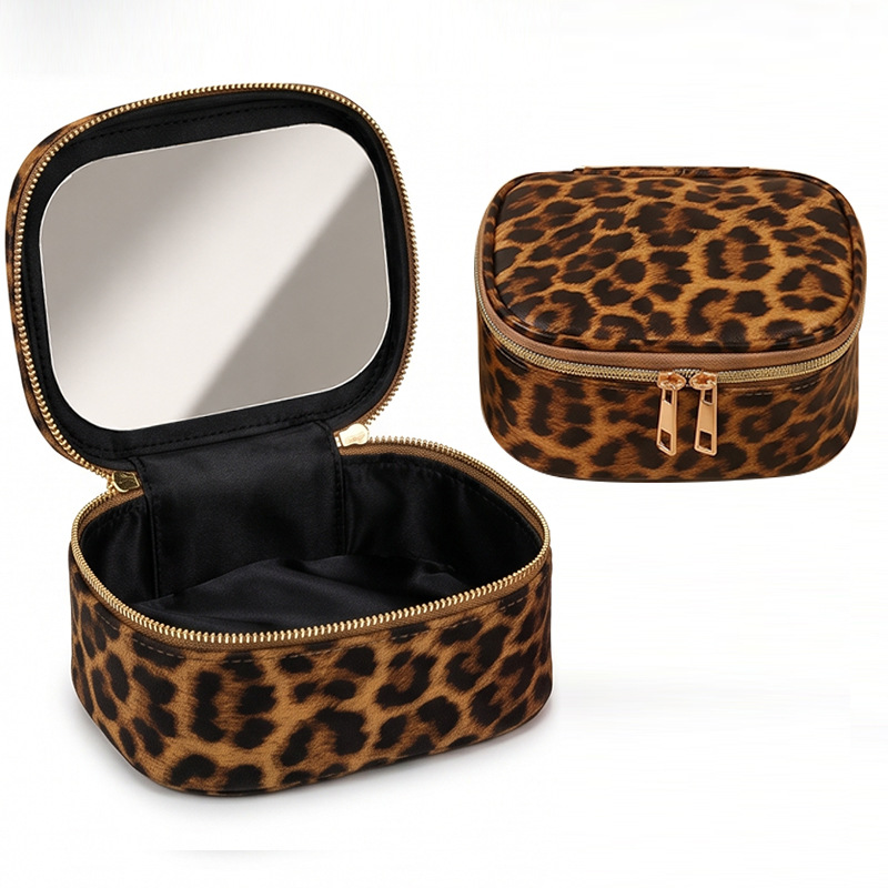 2026 New Makeup Bag with Mirro - Travel Accessories Toiletries ulasan dan harga