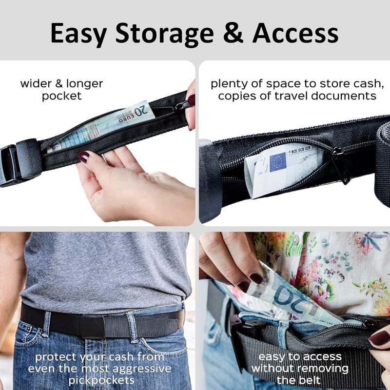 Travel Security Belt with Hidd - Money Belt Hidden ulasan dan harga