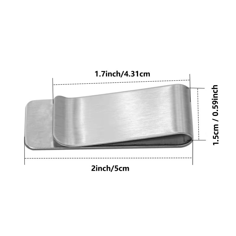 20PCS Stainless Steel Silver S - Travel Wallet Slim ulasan dan harga