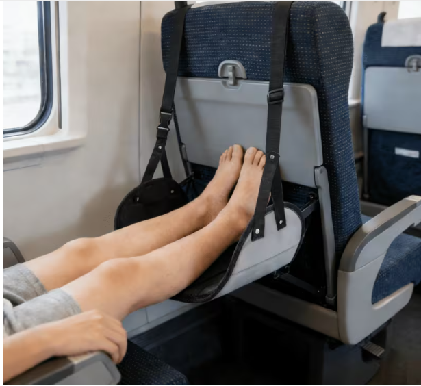 Adjustable footrest with N por - Travel Accessories Long Haul ulasan dan harga
