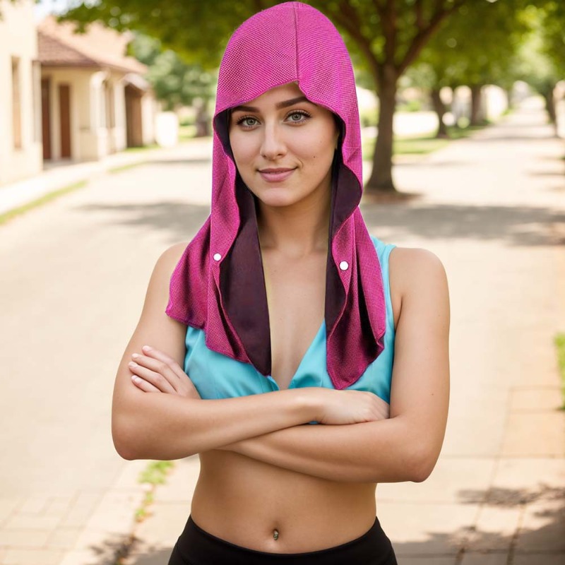 Quick Dry Cooling Hoodie Towel - Travel Towel Quick Dry ulasan dan harga