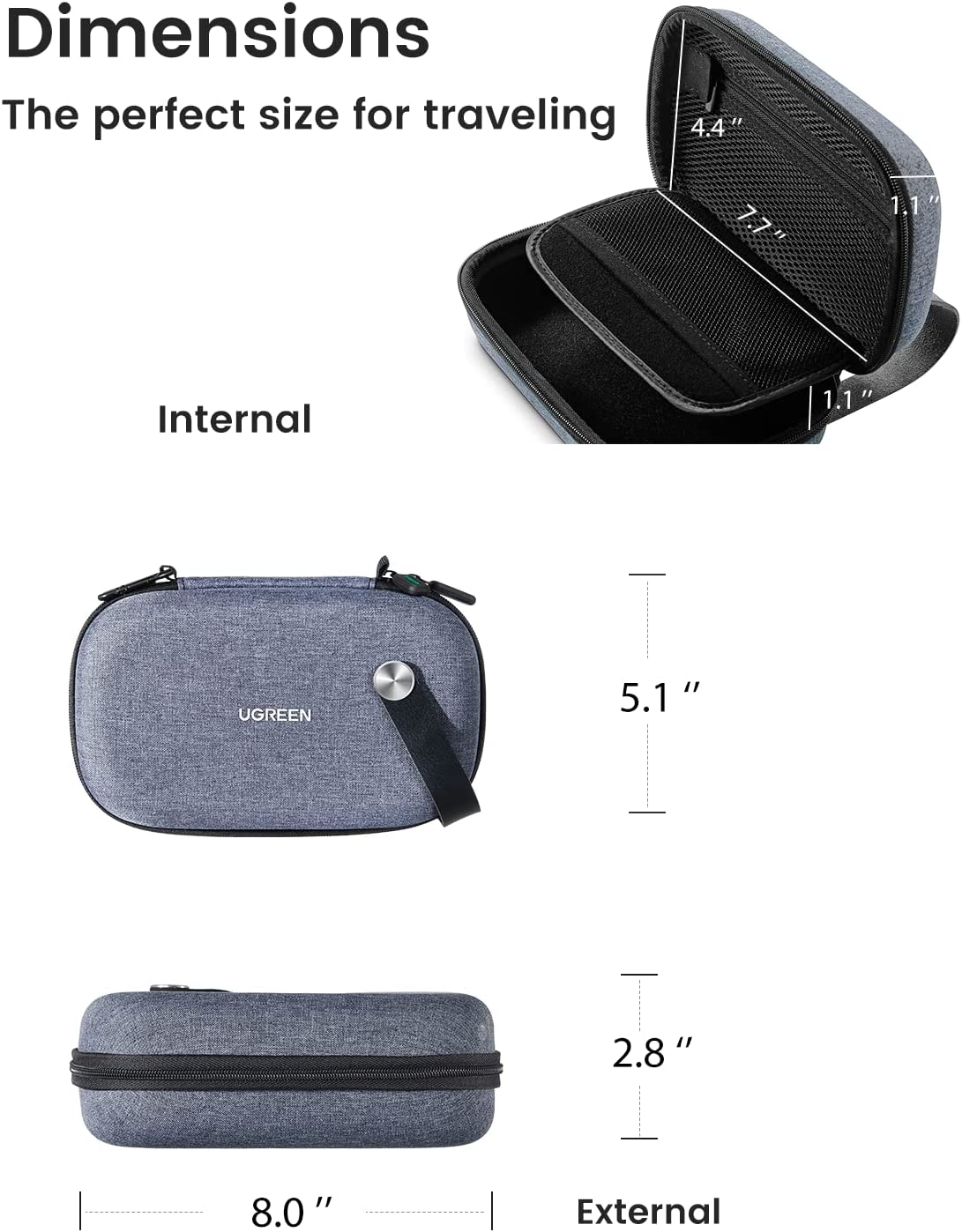 UGREEN Electronics Travel Orga - Travel Accessories Organizer ulasan dan harga