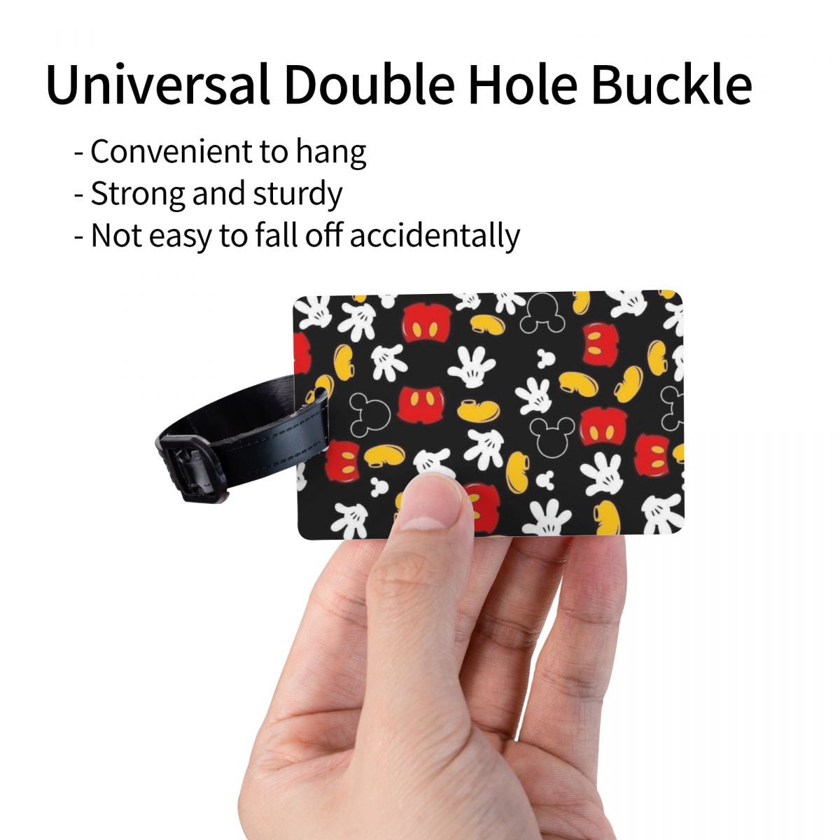 Custom M-Mouse  Luggage Tag fo - Travel Accessories Sale ulasan dan harga