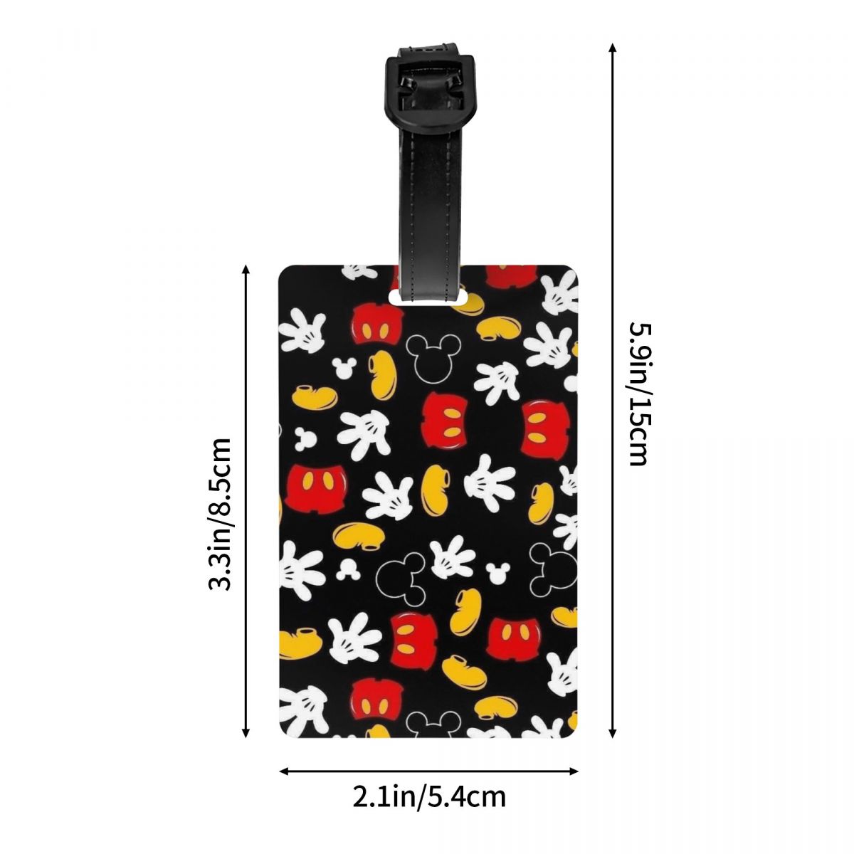 Custom M-Mouse  Luggage Tag fo - Travel Accessories Sale ulasan dan harga