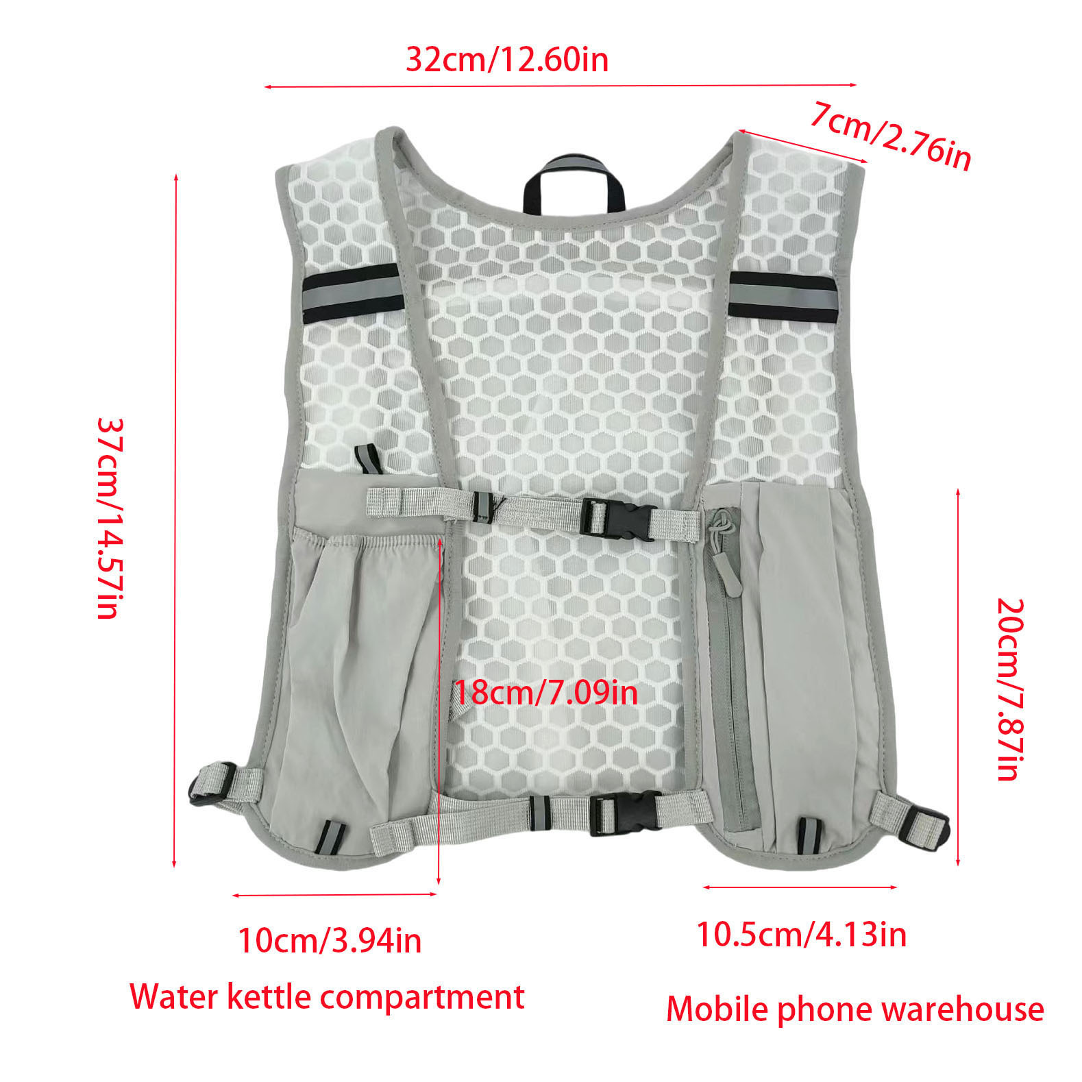Unisex Running Vest Water-Resi - Hydration Pack Backpack ulasan dan harga