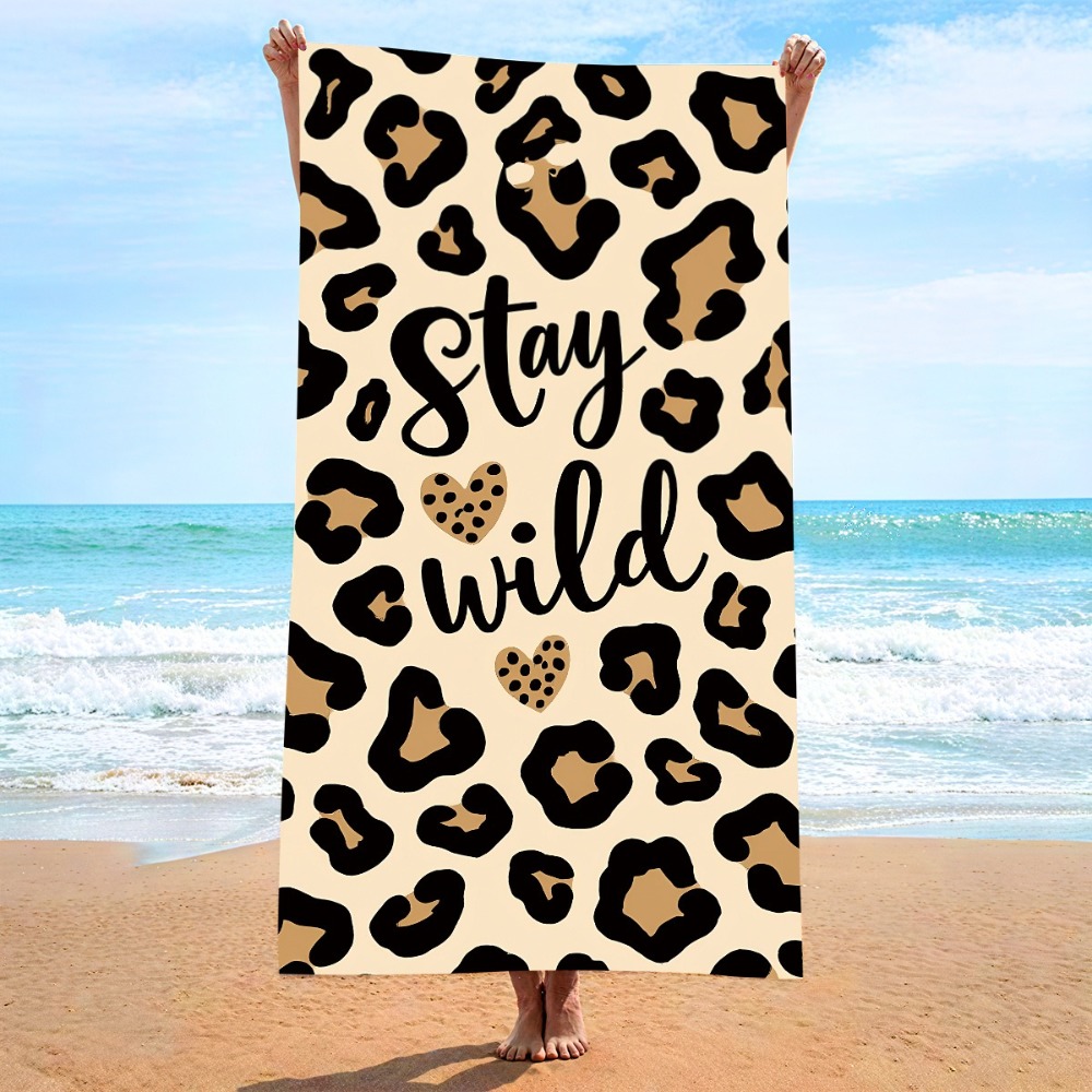 Leopard Print Printing Quick-d - Travel Towel Quick Dry ulasan dan harga