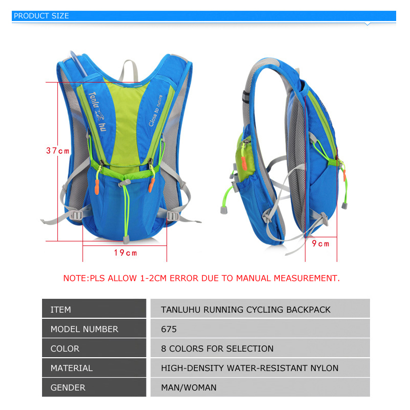 TANLUHU 675 Ultralight Outdoor - Hydration Pack Backpack ulasan dan harga
