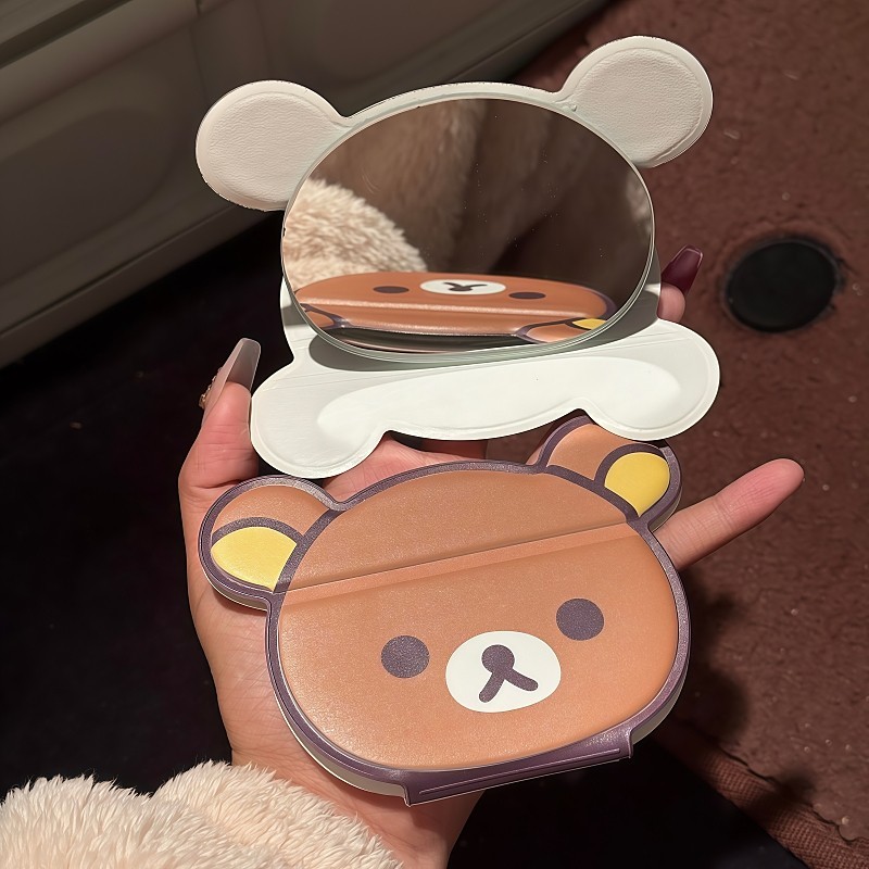 Rilakkuma Folding Makeup Mirro - Travel Accessories Unisex ulasan dan harga