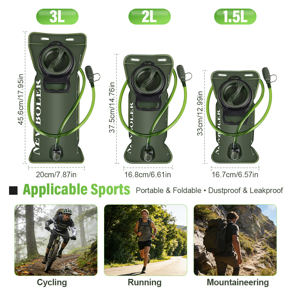 Hydration Bladder 1.5L/2L/3L L - Hydration Pack Backpack ulasan dan harga