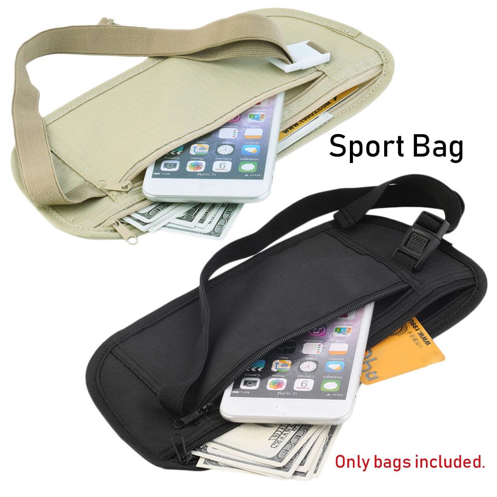Slim Secret Hidden Waist Bag C - Money Belt Hidden ulasan dan harga