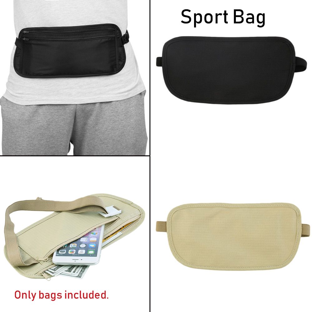 Slim Secret Hidden Waist Bag C - Money Belt Hidden ulasan dan harga