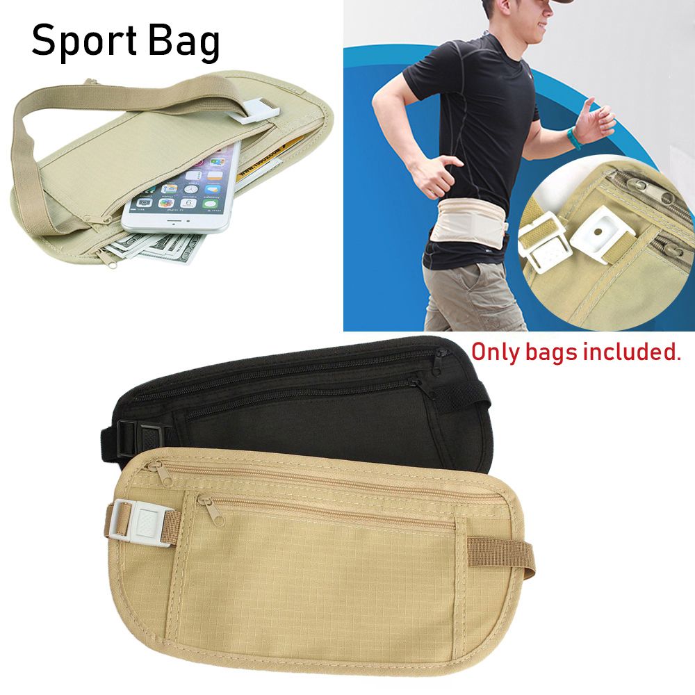Slim Secret Hidden Waist Bag C - Money Belt Hidden ulasan dan harga