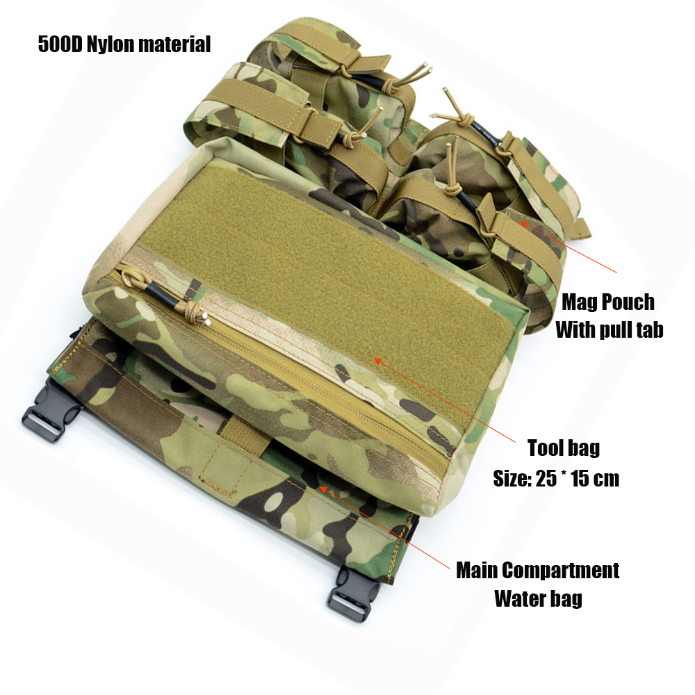 Tactical Vest Backpack Back Pa - Hydration Pack Backpack ulasan dan harga