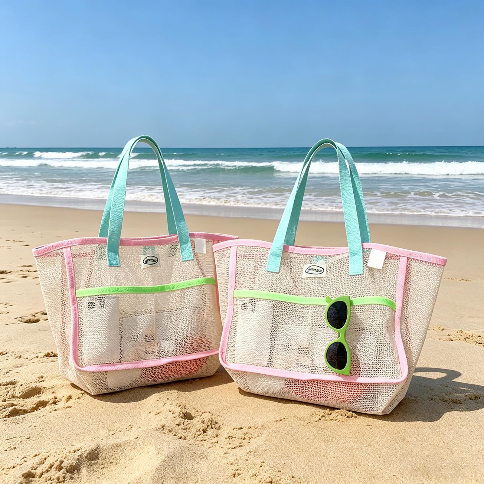 Beach Bags for Women Colorful  - Travel Accessories Us ulasan dan harga