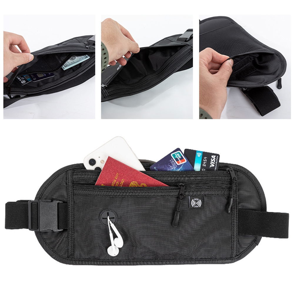 1PCS Passport Holder Neck Pouc - Travel Wallet Slim ulasan dan harga