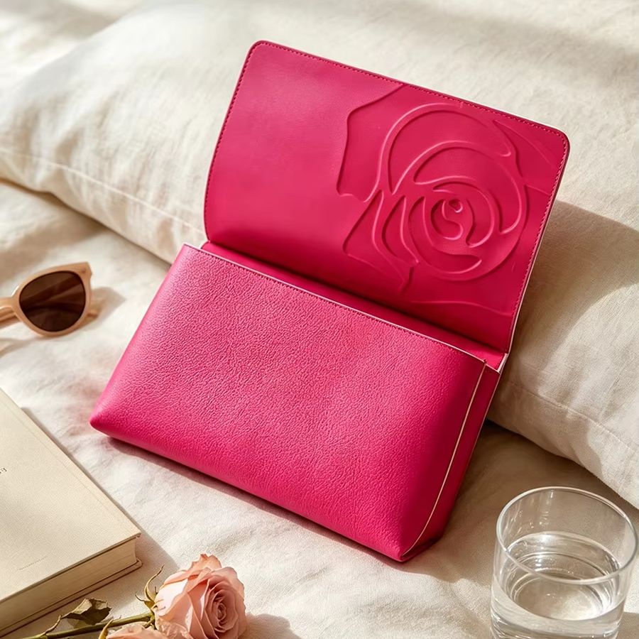 Lancome PU Cosmetic Bag Bright - Travel Accessories Toiletries ulasan dan harga