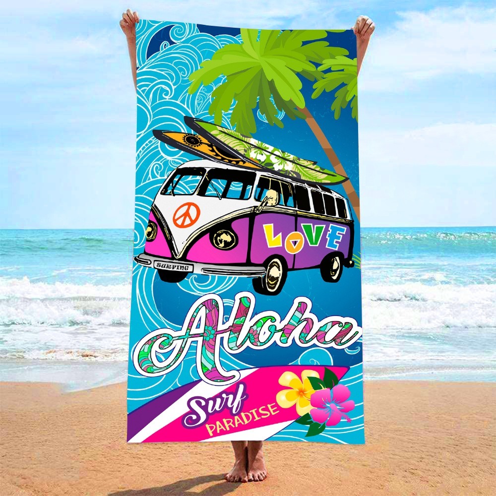 Leopard Print Bath Towel 70x14 - Travel Towel Quick Dry ulasan dan harga
