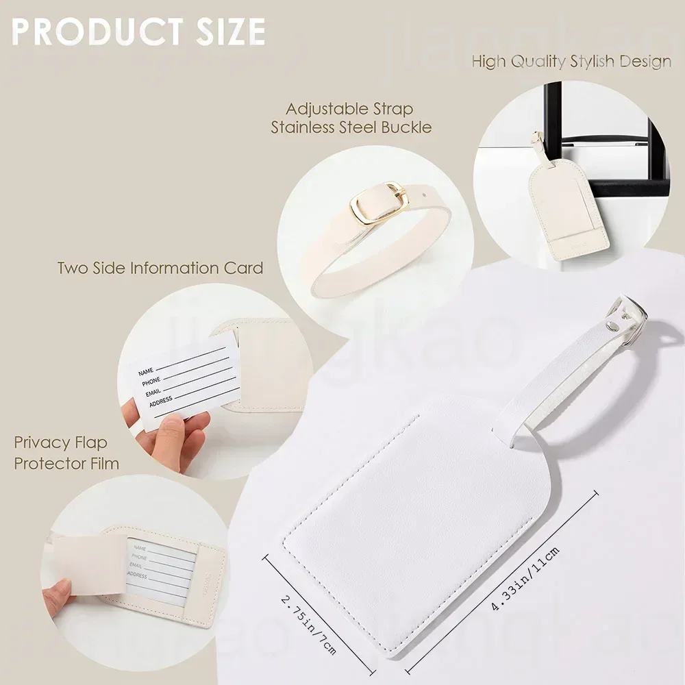 Personalized PU Luggage Tag He - Travel Accessories Sale ulasan dan harga