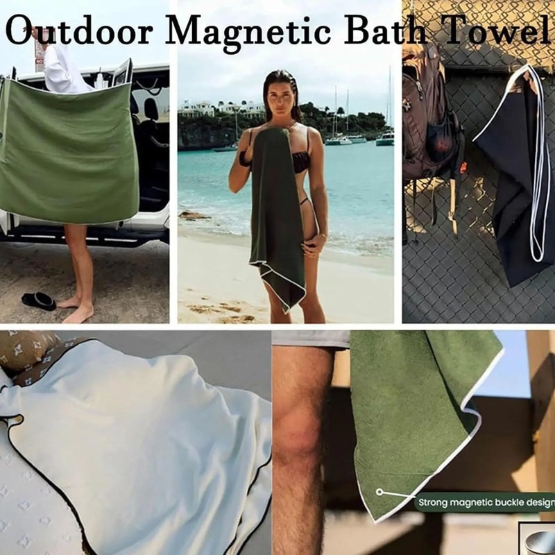Outdoor Magnetic Quick-Dry Bat - Travel Towel Quick Dry ulasan dan harga