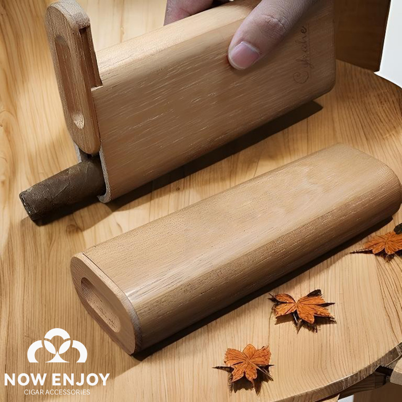 Portable Cigar Case Natural Ce - Travel Accessories Us ulasan dan harga