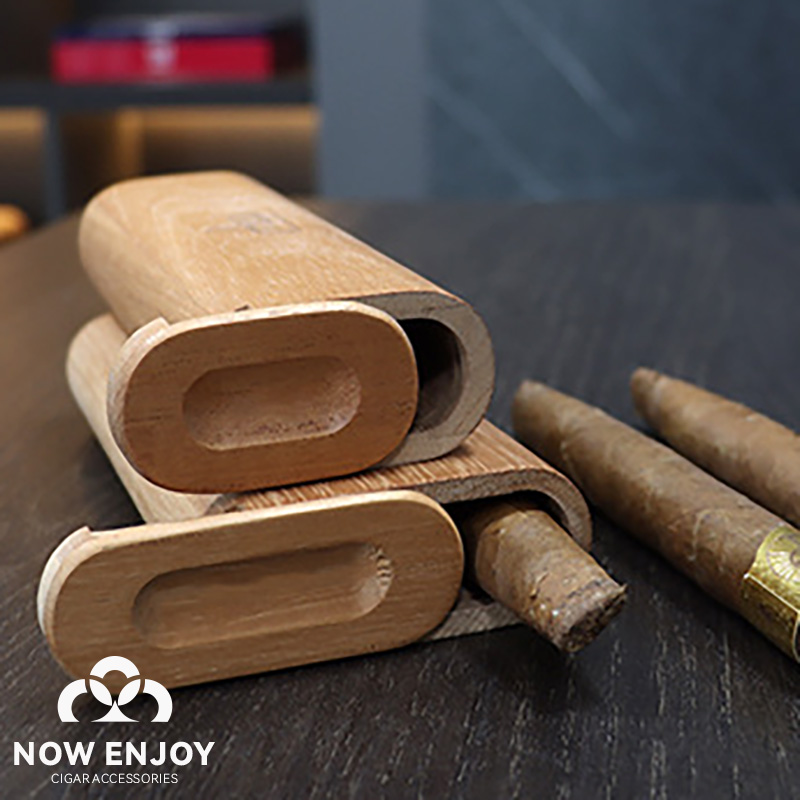 Portable Cigar Case Natural Ce - Travel Accessories Us ulasan dan harga
