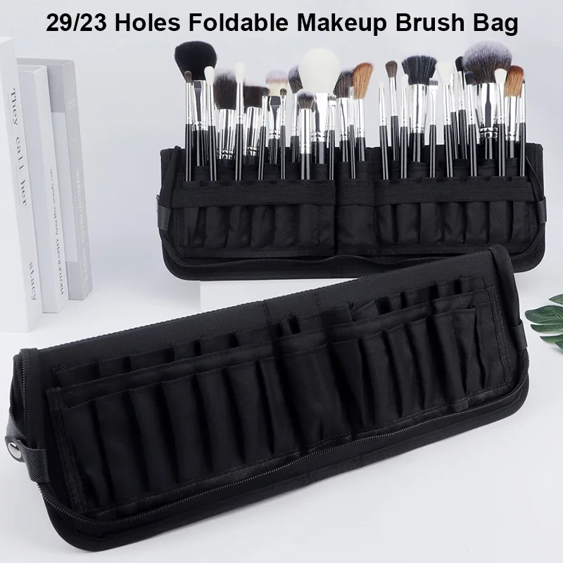 29/23 Holes Foldable Makeup Br - Travel Accessories Toiletries ulasan dan harga