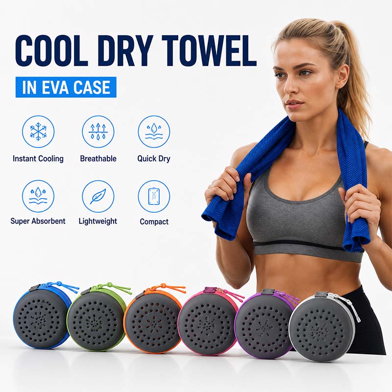 Portable Cooling Sports Towel  - Travel Towel Quick Dry ulasan dan harga