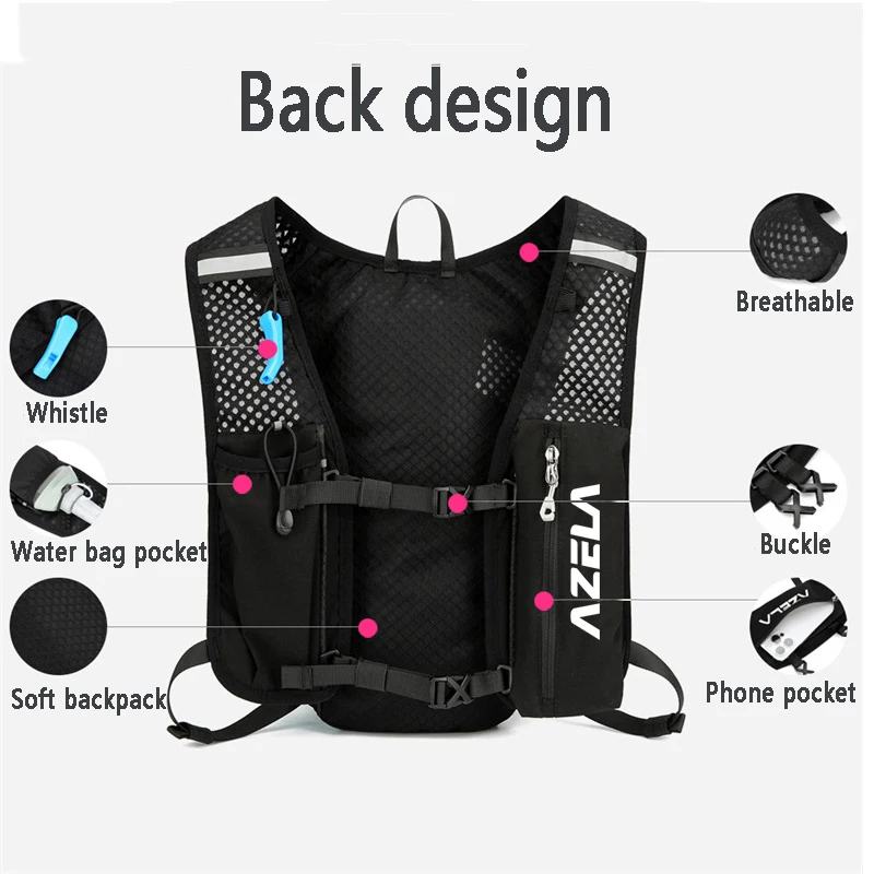 5L Running Hydration Vest Back - Hydration Pack Backpack ulasan dan harga