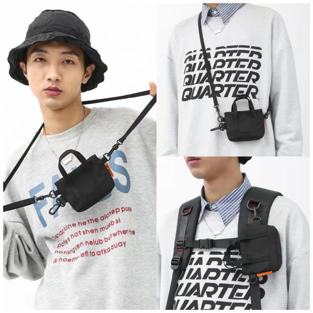 Mini Crossbody Bag, Versatile  - Travel Accessories Unisex ulasan dan harga