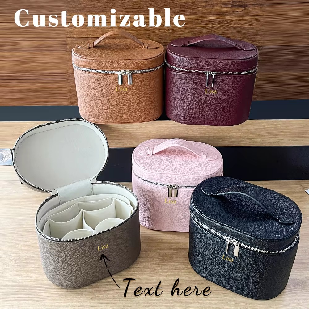 Large Capacity PU Leather Make - Travel Accessories Toiletries ulasan dan harga