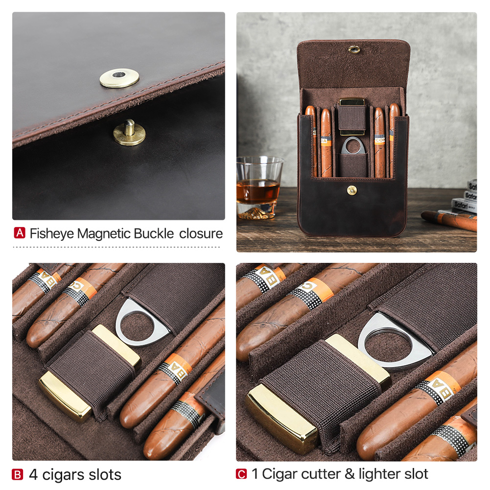 CONTACT'S FAMILY Genuine Leath - Travel Accessories Us ulasan dan harga