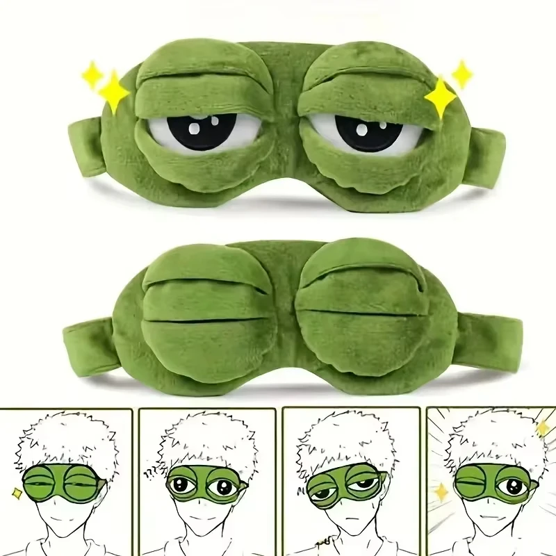 Frog Shaped Eye Mask Party Gam - Travel Accessories Us ulasan dan harga